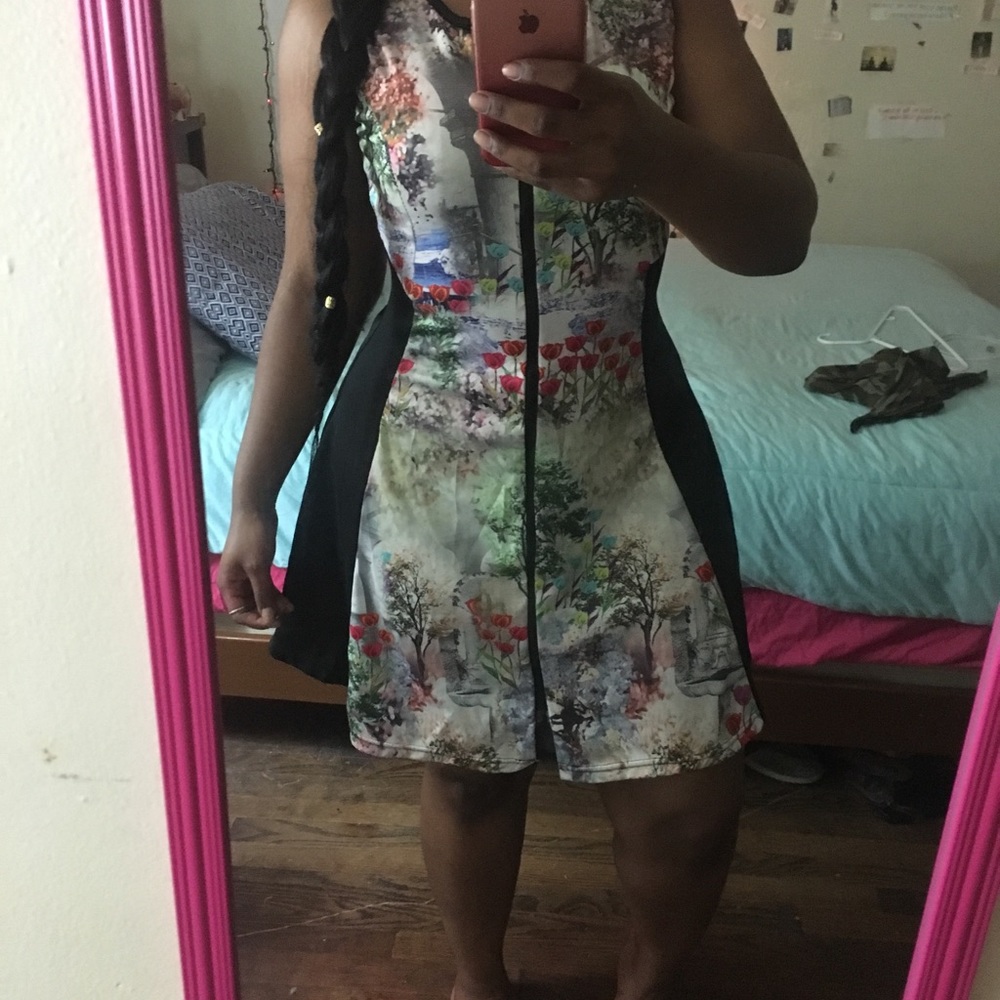 Zip all the way up dress